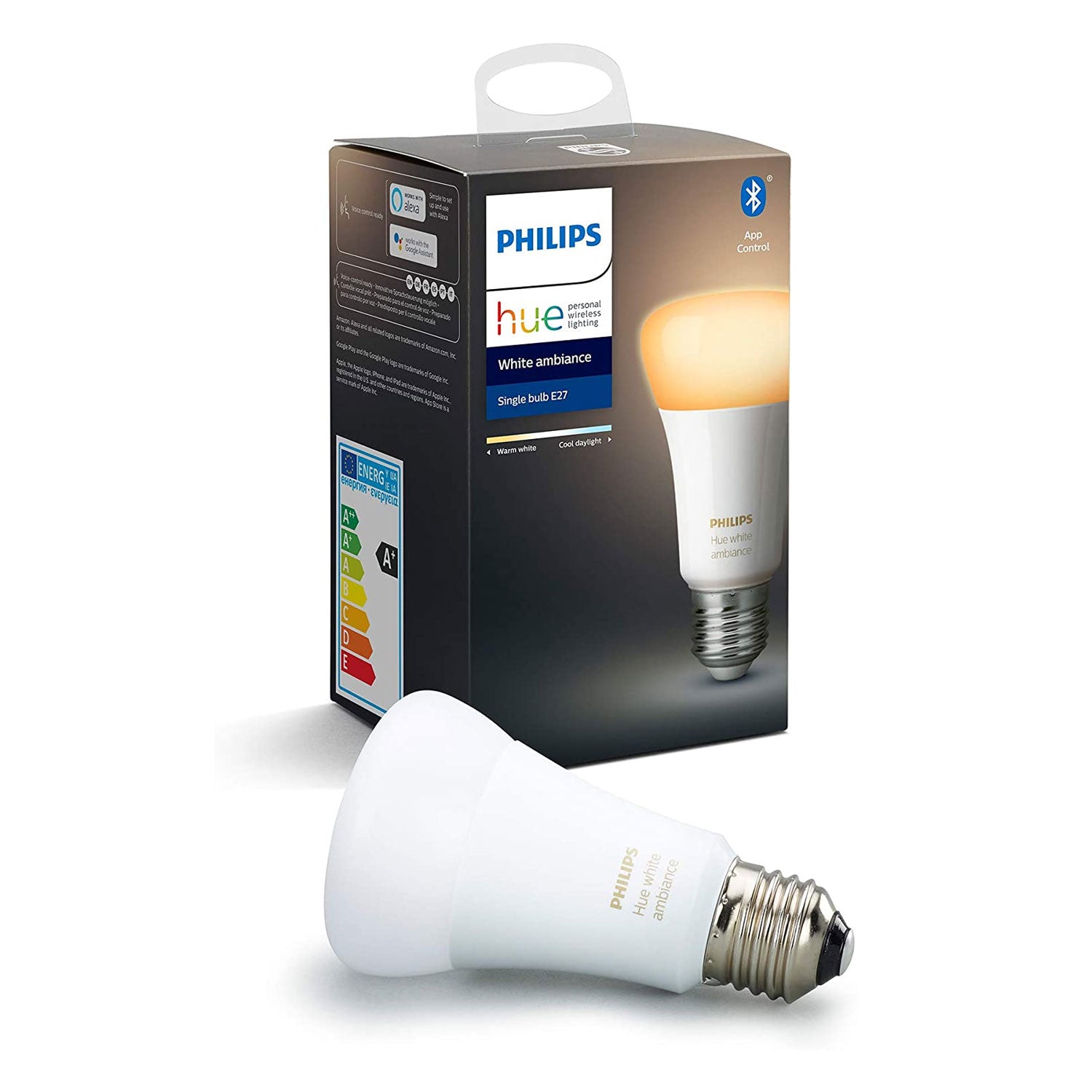 Philips Hue White Ambience Light Smart Light Bulb - E27 Fitting – iO-WE